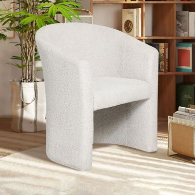 KABIZ Zand Bouclé Fauteuil - Meubels KABIZ Zand Bouclé Fauteuil - Meubels