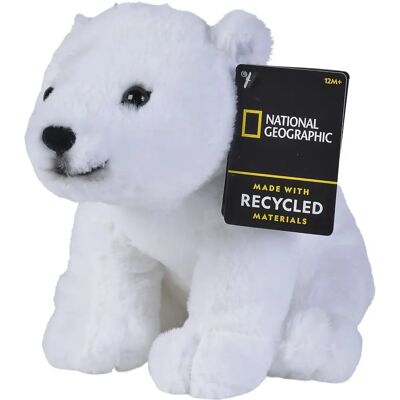 Peluches Ours Polaire National Geographic - 25cm - Publicité Peluches Ours Polaire National Geographic - 25cm - Publicité