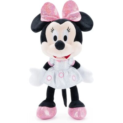 Peluches Minnie Mouse 25cm - 100 Ans Disney - Publicité Peluches Minnie Mouse 25cm - 100 Ans Disney - Publicité