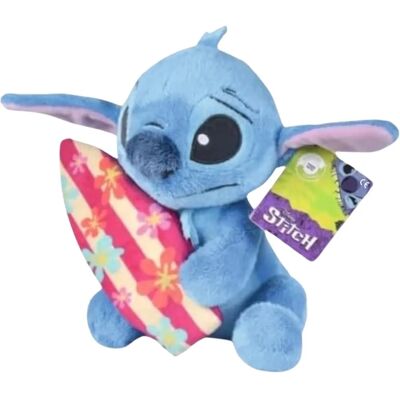 Disney Stitch Plüschfigur mit Surfbrett - 25cm Disney Stitch Plüschfigur mit Surfbrett - 25cm
