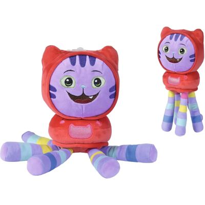 Gabby's Dollhouse Plysj Leke - DJ Catnip - 25cm - Plysj Dyr Gabby's Dollhouse Plysj Leke - DJ Catnip - 25cm - Plysj Dyr