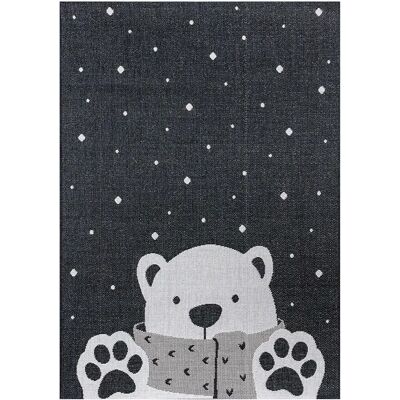 Tapis Yellow Tipi Bear Beige - Tapis Chambre Enfant - Publicité Tapis Yellow Tipi Bear Beige - Tapis Chambre Enfant - Publicité