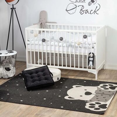 Yellow Tipi Bear Ours Blanc 120x170cm - Tapis - Publicité Yellow Tipi Bear Ours Blanc 120x170cm - Tapis - Publicité
