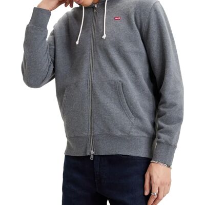 Levi's New Original Zip Up Hoodie (34584) - charcoal heather Levi's New Original Zip Up Hoodie (34584) - charcoal heather