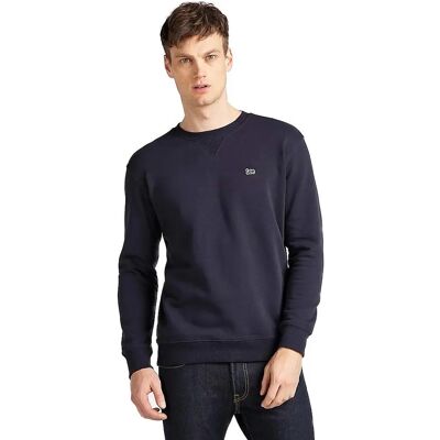 Lee Prosta Bluza Crew - granatowa Lee Prosta Bluza Crew - granatowa