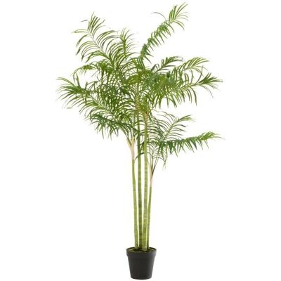 Palmier bambou J-Line en pot - Grand, artificiel, vert/noir - Publicité Palmier bambou J-Line en pot - Grand, artificiel, vert/noir - Publicité
