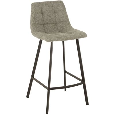 Tabouret de bar gris J-Line - Design moderne - Publicité Tabouret de bar gris J-Line - Design moderne - Publicité