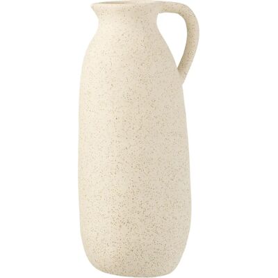 Vase en céramique beige grande J-Line - Vase - Publicité Vase en céramique beige grande J-Line - Vase - Publicité