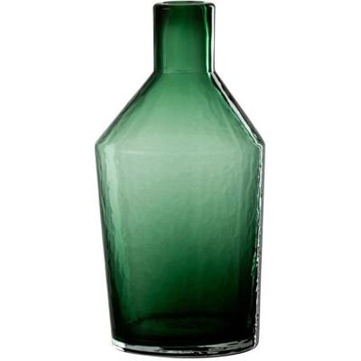 Vase Décoratif en Verre Vert Petit - J-Line - Publicité Vase Décoratif en Verre Vert Petit - J-Line - Publicité