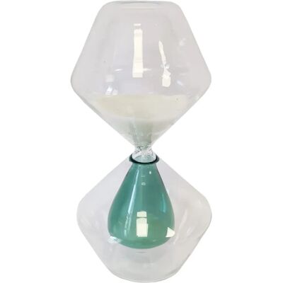 Sablier Double Verre Bleu J-line - Décoration & Minuterie - Publicité Sablier Double Verre Bleu J-line - Décoration & Minuterie - Publicité