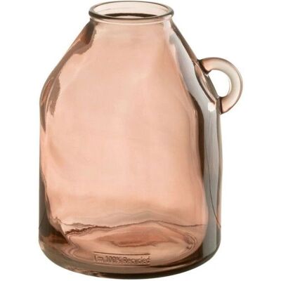Vase Cylindrique en Verre Rose Clair J-Line - Vase - Publicité Vase Cylindrique en Verre Rose Clair J-Line - Vase - Publicité
