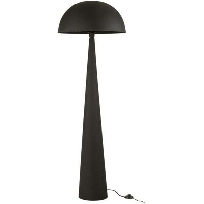 Lampe sur pied champignon J-Line - Métal - Noir - Publicité Lampe sur pied champignon J-Line - Métal - Noir - Publicité