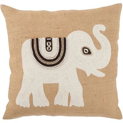 J-Line - Elephant - Natural White - Pequeño - Cushion J-Line - Elephant - Natural White - Pequeño - Cushion