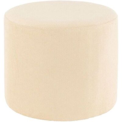 J-Line Pouf - Tissu - Crème - Décoration intérieure - Publicité J-Line Pouf - Tissu - Crème - Décoration intérieure - Publicité