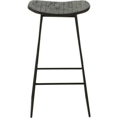 Chaise grande en teck recyclé rectangulaire J-Line - Fauteuil - Publicité Chaise grande en teck recyclé rectangulaire J-Line - Fauteuil - Publicité