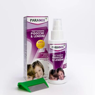 Paranix Trattamento Antipediculosi Spray & Pettine - 100ml Paranix Trattamento Antipediculosi Spray & Pettine - 100ml