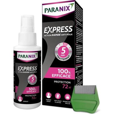 Omega Pharma Paranix Express 5 Min Lotion - Traitement antiparasitaire - Publicité Omega Pharma Paranix Express 5 Min Lotion - Traitement antiparasitaire - Publicité