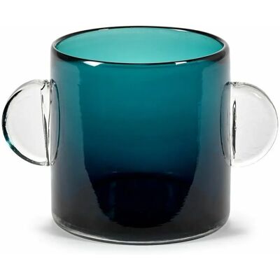 Vaso Wind & Fire Serax - Blu Scuro - 13cm - Unisex - Vaso Vaso Wind & Fire Serax - Blu Scuro - 13cm - Unisex - Vaso
