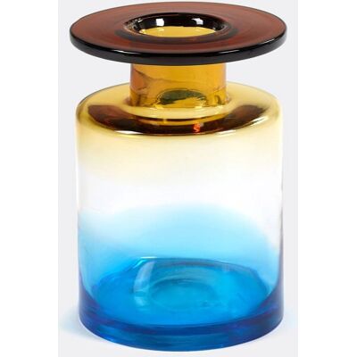 Vaso in Vetro Blu Ambra Wind & Fire - Serax Vaso in Vetro Blu Ambra Wind & Fire - Serax