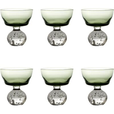 Serax - Set di 6 calici di Champagne Eternal Snow Verde Serax - Set di 6 calici di Champagne Eternal Snow Verde