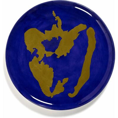 Yotam Ottolenghi - Feast Servierplatte - Blau & Gold - 35cm Yotam Ottolenghi - Feast Servierplatte - Blau & Gold - 35cm