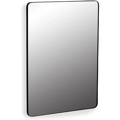 Miroir mural rectangulaire noir Serax 40x55cm - Publicité Miroir mural rectangulaire noir Serax 40x55cm - Publicité