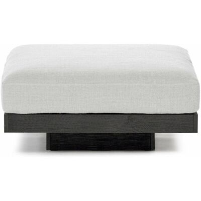 Serax - Rudolph - bois noir aluminium - coussin blanc - ottoman - Publicité Serax - Rudolph - bois noir aluminium - coussin blanc - ottoman - Publicité