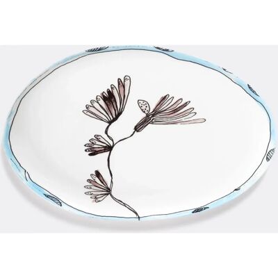 Serax Camelia Aubergine Oval Plate Serax Camelia Aubergine Oval Plate