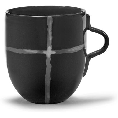 Serax Zuma Porcelænskrus - 4 stk, Grå/Orange/Hvid - Drikkeglas Serax Zuma Porcelænskrus - 4 stk, Grå/Orange/Hvid - Drikkeglas