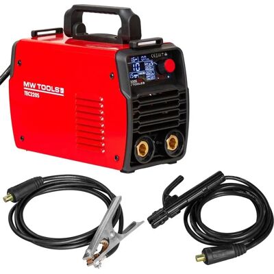 MW Tools TEC220S - MMA-Schweißgerät mit LCD - Elektrode 220A MW Tools TEC220S - MMA-Schweißgerät mit LCD - Elektrode 220A