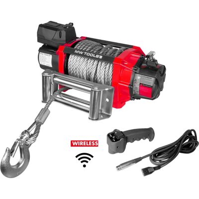 MW Tools 24V Treuil Électrique 8164kg Télécommande - Équipement Lourde - Publicité MW Tools 24V Treuil Électrique 8164kg Télécommande - Équipement Lourde - Publicité