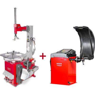 Ensemble de service de roues MW Tools - Démonte-pneu et équilibrage 10-24" - Publicité Ensemble de service de roues MW Tools - Démonte-pneu et équilibrage 10-24" - Publicité