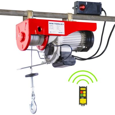 Palans électrique MW Tools - Modèle SHN100018R - 1000/990kg - 18m - Publicité Palans électrique MW Tools - Modèle SHN100018R - 1000/990kg - 18m - Publicité