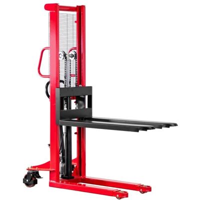 MW Tools - MS1016 - 1000 kg - 1600 mm - Manual pallet stacker - Publicité MW Tools - MS1016 - 1000 kg - 1600 mm - Manual pallet stacker - Publicité