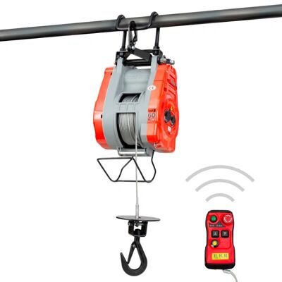MW Tools PHS49030R Élévateur électrique 490kg 30m Télécommande sans fil - Publicité MW Tools PHS49030R Élévateur électrique 490kg 30m Télécommande sans fil - Publicité