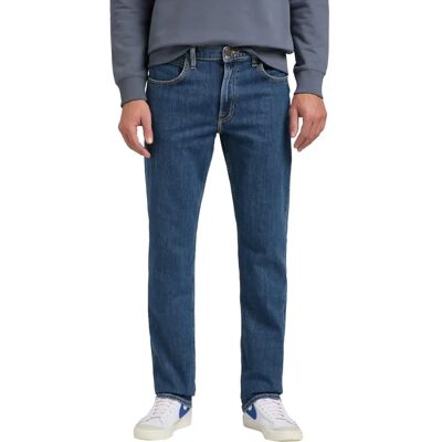 Lee Brooklyn Straight - średni stone wash Lee Brooklyn Straight - średni stone wash