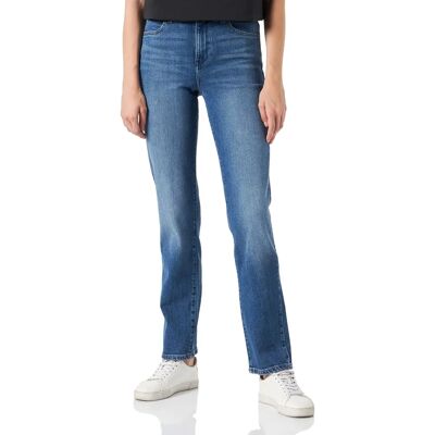 WRANGLER W26RJX386 Airblue Gerade Jeans WRANGLER W26RJX386 Airblue Gerade Jeans