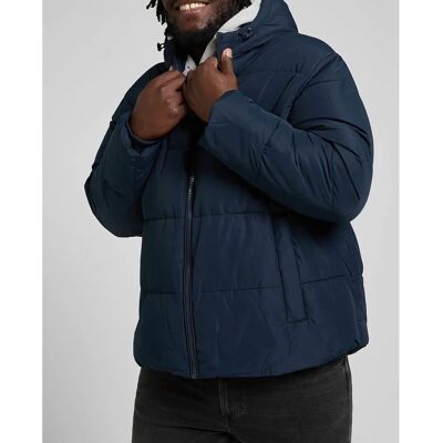 Lee - XL Sininen Puffer Takki - Mies Sky captain Lee - XL Sininen Puffer Takki - Mies Sky captain