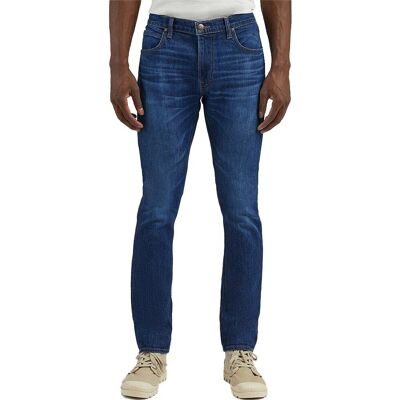 Jeans slim fit LEE L719IAC22 Luke - Niebieskie ubrania casual Jeans slim fit LEE L719IAC22 Luke - Niebieskie ubrania casual