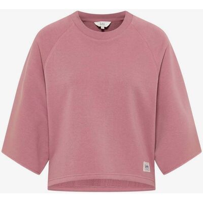 Lee Raglan Sweat Rosa Manga Corta - Sudadera Lee Raglan Sweat Rosa Manga Corta - Sudadera