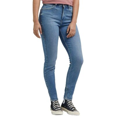 Jeans Scarlett High Slim Fit Blu - Lee Jeans Scarlett High Slim Fit Blu - Lee