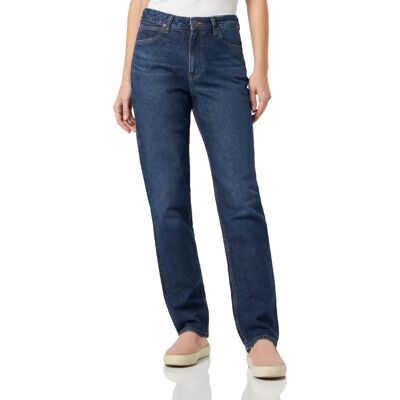 Jeans droits réguliers Lee Carol - Bleu - W32/L33 - Femme Jeans droits réguliers Lee Carol - Bleu - W32/L33 - Femme