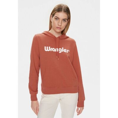 Wrangler 112350336 Regular Hoodie Orange - Hoodie Wrangler 112350336 Regular Hoodie Orange - Hoodie