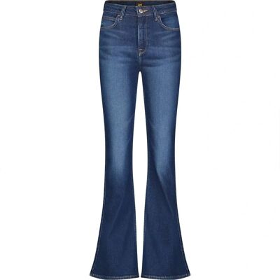 Lee Breese Skinny Flare Jeans - Blue W28/L33 - Jeans Lee Breese Skinny Flare Jeans - Blue W28/L33 - Jeans