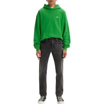 Levi's 502 Regular Taper - mörk svart sliten Levi's 502 Regular Taper - mörk svart sliten