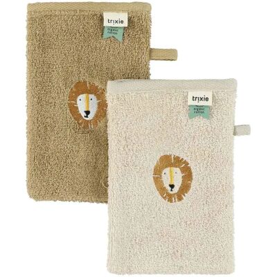 TRIXIE - Aura Lion - Beige - Katoen - Badhanddoekenset TRIXIE - Aura Lion - Beige - Katoen - Badhanddoekenset
