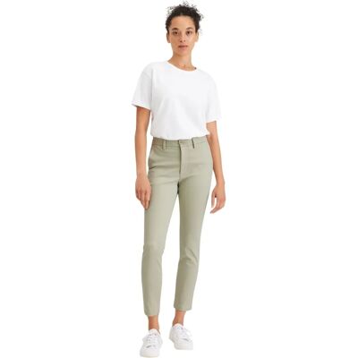 Dockers Skinny Jasnozielone Spodnie Chino dla Kobiet - Spodnie Dockers Skinny Jasnozielone Spodnie Chino dla Kobiet - Spodnie