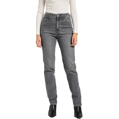 Lee Carol Jeans Gris Sivá Corte Recto - Jeans Lee Carol Jeans Gris Sivá Corte Recto - Jeans
