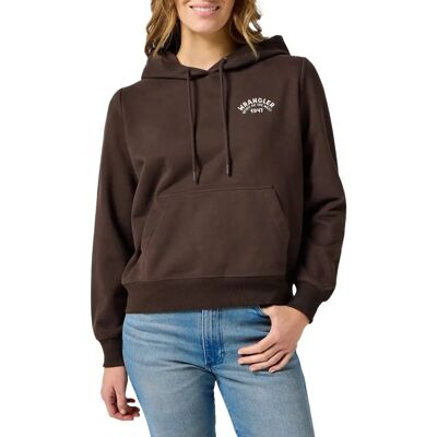 Sweat Wrangler 112356458 - Femme - XL - Marron - Publicité Sweat Wrangler 112356458 - Femme - XL - Marron - Publicité