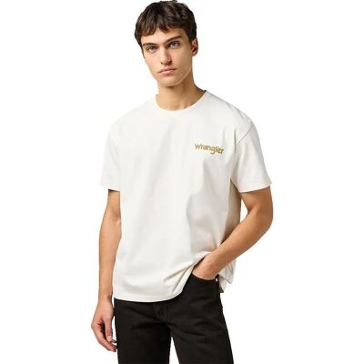 T-shirt Vintage Blanc CJ de Wrangler T-shirt Vintage Blanc CJ de Wrangler